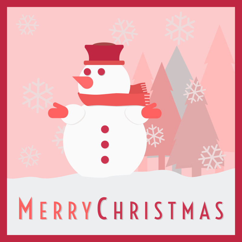 Hintergrund_Weihnachten-christmas_snowman_merry_christmas_bw